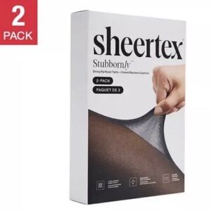 2 pk Sheertex Stubbornly Strong Rip Resist Sheer Tights